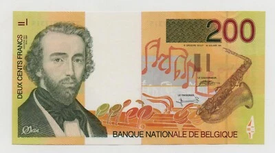 BELGIUM 200 FRANCS 1995 PICK 148A UNC - Image 1 of 2