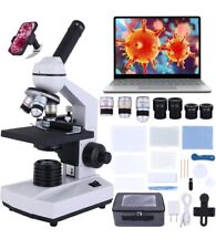 Compound Monocular Microscope for Adults Students, 40X-2000X Magnification.