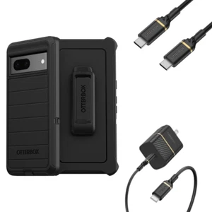 OtterBox Defender Pro Case for Google Pixel 7 (Only) - With 20W Fast Charger - Picture 1 of 7