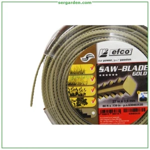 Filo per Decespugliatore SEGHETTATO SAWBLADE GOLD EFCO D.3,5 MT 27BLISTER offert - Imagen 1 de 2