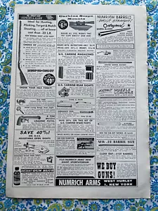 Pubblicità d'epoca 1963 stampa armi Numrich caricamento solo pubblicità - Foto 1 di 7