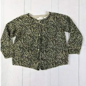 Zara Cardigan Pullover mit Gepardenmuster - 9-12 Monate - Bild 1 von 4