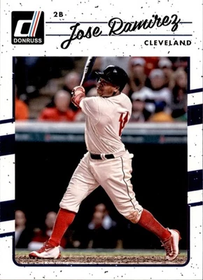 2017 Donruss Magenta Back #85 Jose Ramirez Card - Image 1 of 2