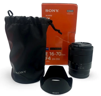 Sony E 16-70mm f/4 ZA OSS Zeiss SEL1670Z Zoom Lens APS-C E-Mount VAT - Image 1 of 4