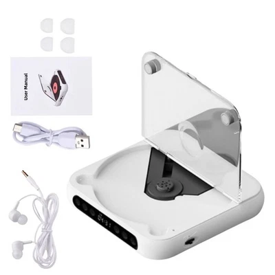 1PC Versatile CD Player 5V2A BT 5.3 CD/CD-R/CD-RW/MP3/WAV Essential For Learning - Image 1 of 4