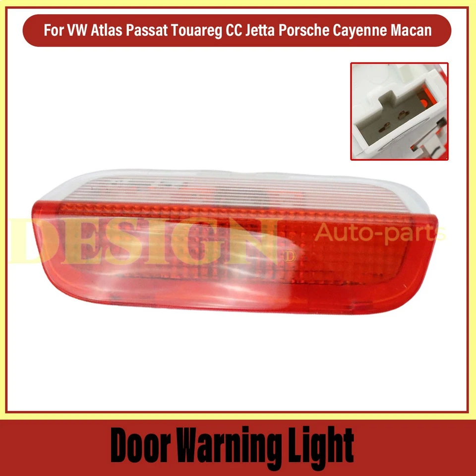Luz roja de advertencia de cortesía para Volkswagen Passat 2005-2021 Foto 1 de 4