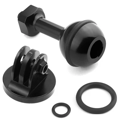 Aluminum Alloy 1 inch  Mini Ball Head Adapter Camera Tripod Mount For Gopro - Image 1 of 4