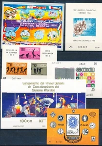 XE43806 Mexico mixed thematics nice lot of XXL sheets MNH - Picture 1 of 1