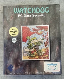 Fischer Corp. WATCHDOG PC Data Security 3,5" version 7,1 DOS 1992 Microsoft IBM - Photo 1/5