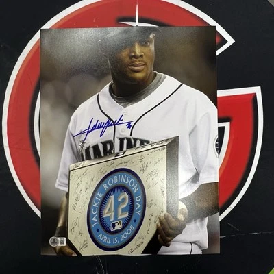 阿德里安·贝尔特亲笔签名西雅图水手队签名 11x14 照片贝克特 BAS 正品证书 — 第 1/3 张图片