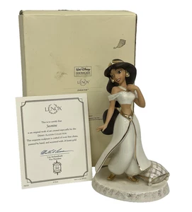 Lenox Disney Aladdin Colección Princesa "Jazmín" Estatuilla Estatua Caja y Certificado de Autenticidad - Imagen 1 de 21