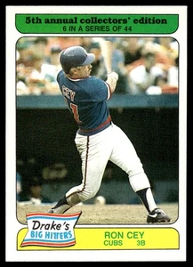 1985 Drake's Big Hitters Ron Cey Chicago Cubs #6 - Picture 1 of 2