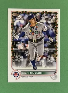 2022 Topps Holiday Seiya Suzuki RC SSP #HW177 - Bild 1 von 2