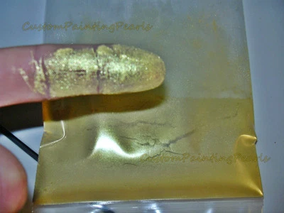 CUSTOM PAINTING PEARLS 25g LITE GOLD metallic pearl auto paint PPG Gallon HOK