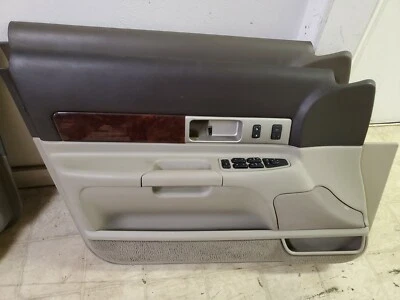 2003 2004 2005 2006 LINCOLN LS  LEFT FRONT INTERIOR DOOR PANEL 6E TRIM - Image 1 of 3