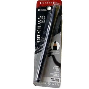 Rimmel London Soft Kohl Kajal Eye Liner # 061 Jet Black Intense/Smokey Look OPEN - Picture 1 of 15