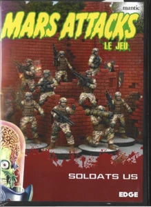 MANTIC GAMES MARS ATTACK LE JEU SOLDATS US 10 FIGURINES PLASTIQUE - Imagen 1 de 2