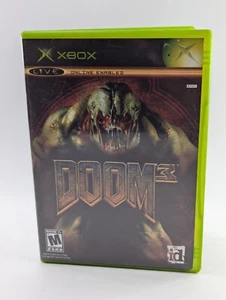 Doom 3 (Microsoft Xbox, 2005) Complete Tested & Working - Picture 1 of 11
