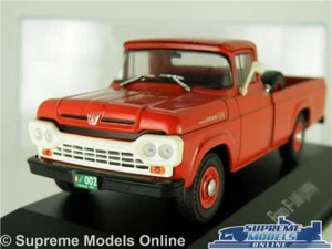 FORD F-100 MODEL PICK UP TRUCK VAN 1959 RED 1:43 IXO CLASSIC + CASE F100 K8 - Picture 1 of 4