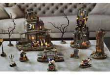 Disney Halloween Spooky Village Town Haunted House - In Hand - Costco 12PC