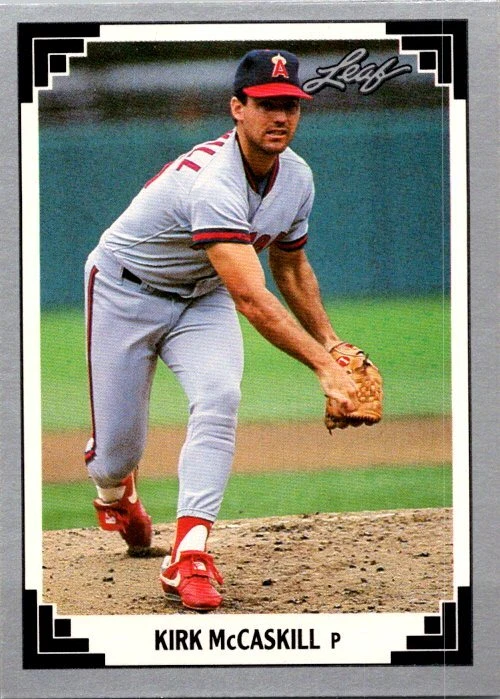 1991 Leaf Baseball 199 Kirk McCaskill - Image 1 of 1