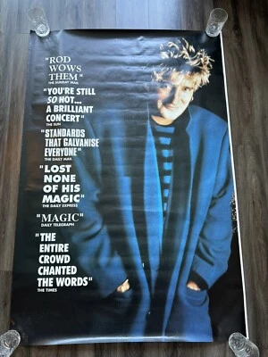 60x40 HUGE SUBWAY POSTER Rod Stewart 1995  Straight From Plastic Wrap - Image 1 of 2