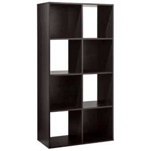 11" 8 Cube Organizer Shelf Storage Shelving Wide Bookshelf Display Bookcase - Picture 1 of 14