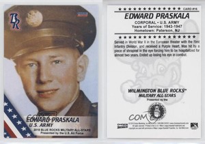 2018 Choice Wilmington Blue Rocks Military All-Stars Edward Praskala #16