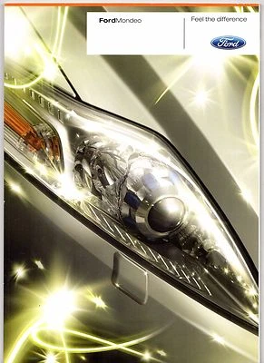 Ford Mondeo 2008-10 UK Market Sales Brochure Edge Zetec Ghia Titanium X Sport - Image 1 of 4