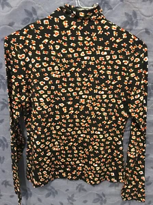 NWT -- M.M. LaFleur Axam Kaleidoscope Turtleneck - Printed Jersey, Size M - Picture 1 of 6