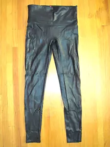 Spanx Kunstleder knöchellange High Waist Leggings schwarz Größe Small - Bild 1 von 6