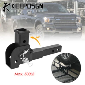 Adaptador de enganche receptor de remolque plegable de 2"" para Ford F-150 montaje en vástago portador de carga - Imagen 1 de 12