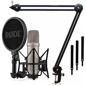 Rode NT1 5th Generation XLR USB Studio-Mikrofon + keepdrum Gelenkarm Stativ - Bild 1 von 11