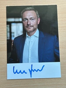 Christian Lindner - FDP - Autogrammkarte original signiert #38638 - Picture 1 of 1