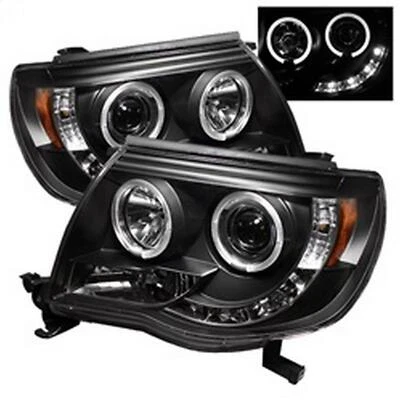 Faros proyectores Spyder LED halo para Toyota Tacoma - negros Foto 1 de 4