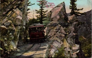 PUERTA DE GRANITO Mt. Postal de ferrocarril de California de Lowe Division PACIFIC ELECTRIC - Imagen 1 de 2