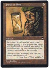 SANDS of TIME X1  MAGIC MTG VISIONS  EXCELLENT/LIGHT PLAY (EX/LP) 1996