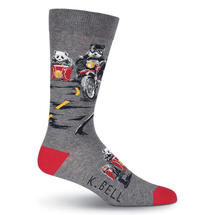 Calcetines Panda Ride Para Hombre Talla 10-13 Carbón K Bell Novedad Motociclista Moda Nuevos Foto 1 de 1