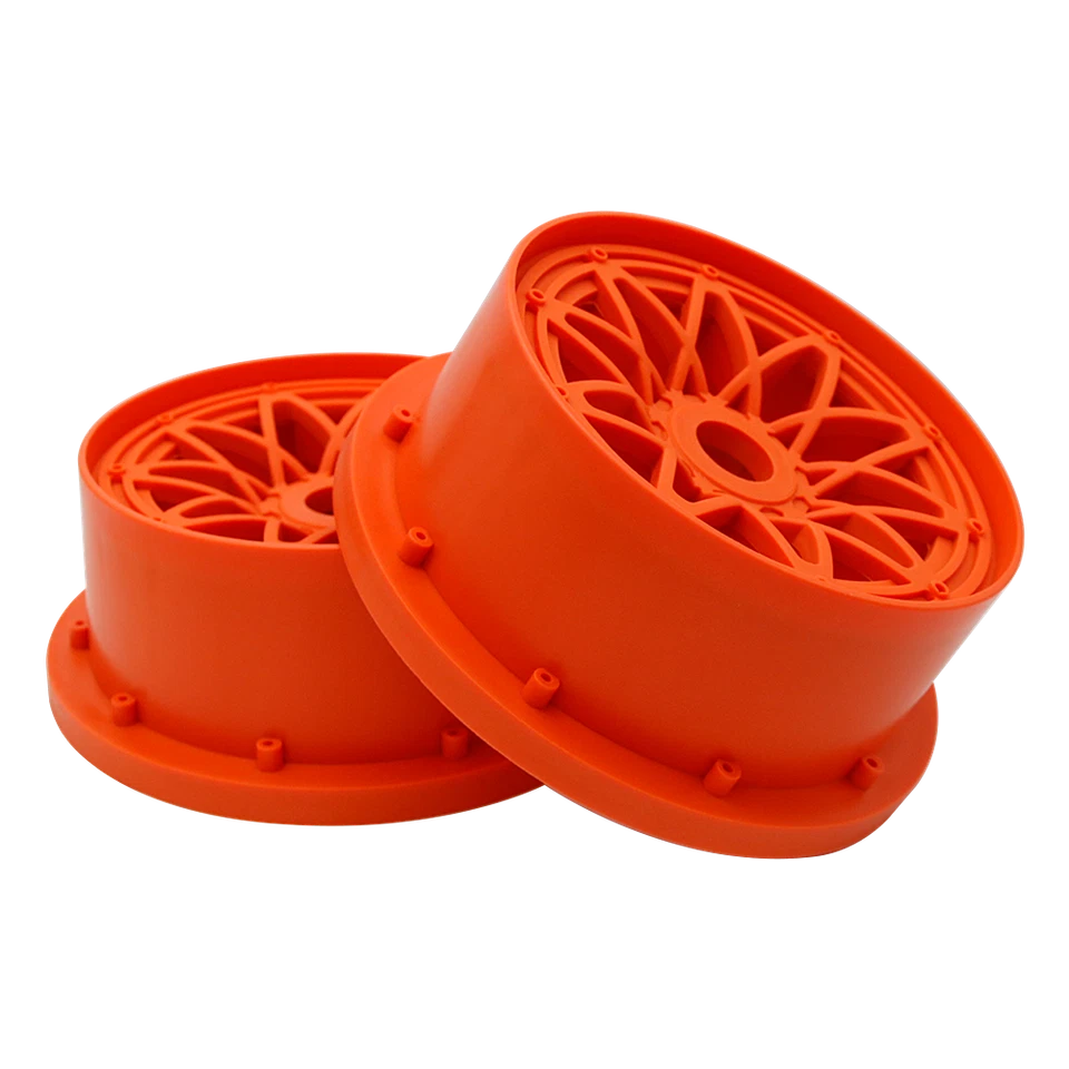 Front Wheel Hub Rim Set Plastic for 1/5 HPI Baja Rv 5T 5SC KM 5B 5B RC Car - Image 1 of 4