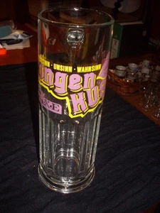 Bierkrug / Bierseidel / Sammelkrug Glas Faxe "Blödsinn - Unsinn - Wahnsinn - Zun - Bild 1 von 4