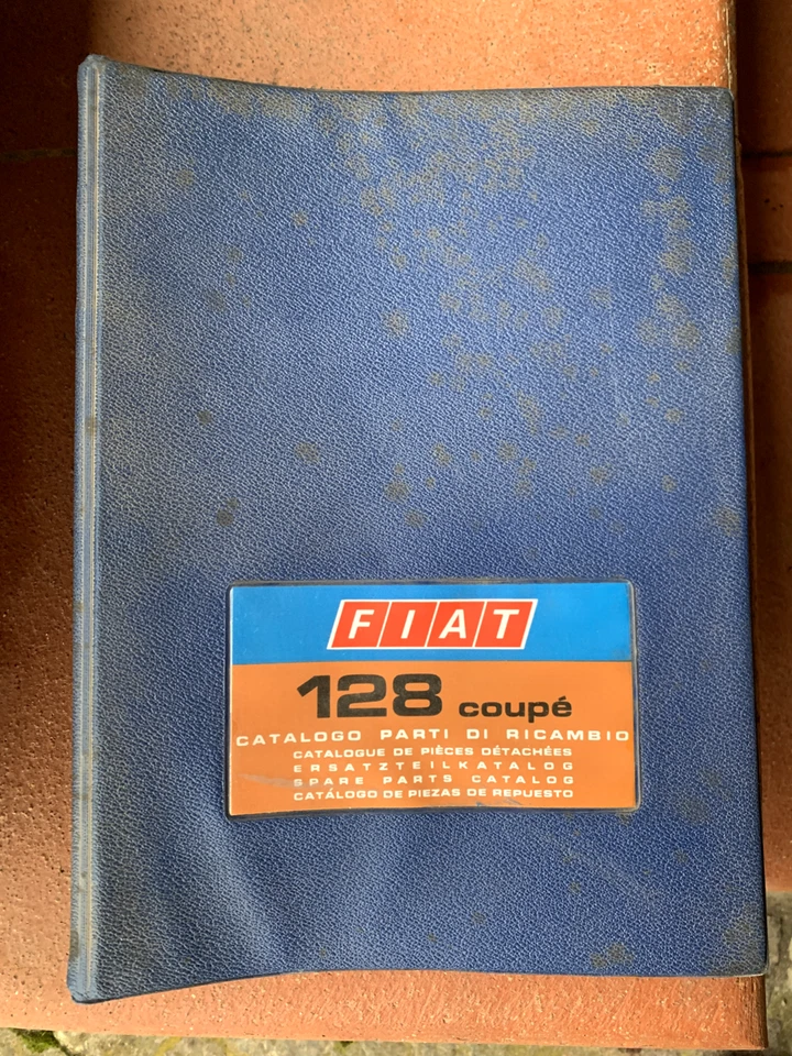 Catalogo originale parti di ricambio meccanica FIAT 128 Coupé, anno 1971 - Immagine 1 di 1