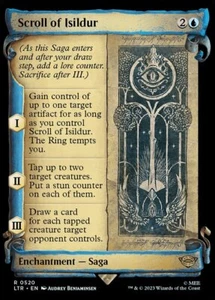 MTG SCROLL OF ISILDUR 520 FOIL EXC - PERGAMENA DI ISILDUR - LTR X EN - MAGIC - Imagen 1 de 1