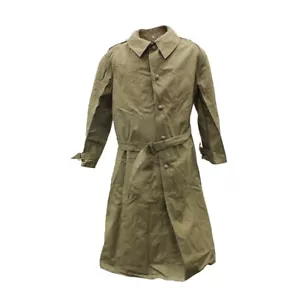 French WWII Motorcyclist Canvas Coat - MILITARY SURPLUS - Picture 1 of 1