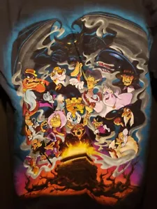 Vintage Disney Shirt Disneyana Convention 1997 Rare Disney World Villians Small - Picture 1 of 17
