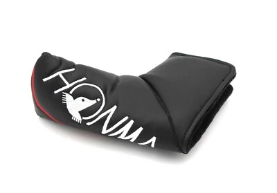 NEW Honma Black/Red/White Blade Putter Headcover Golf Head Cover