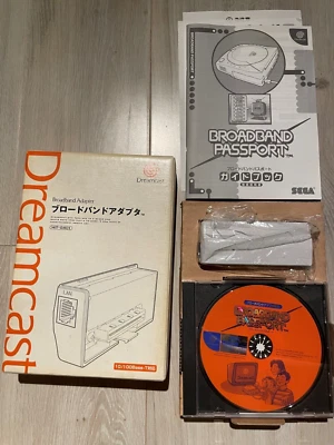 SEGA Dreamcast Broadband Adapter Passport HIT-0401 10/100BASE-T Compatible New Foto 1 de 4