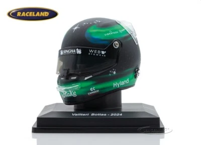 Helm / Helmet F1 Team Stake Sauber 2024 Valtteri Bottas, Spark 1:5, 5HF147 - Bild 1 von 4