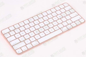 Pink || Apple Magic Keyboard W/Touch ID || Compact Layout No 10 Key || A2449 - Picture 1 of 7