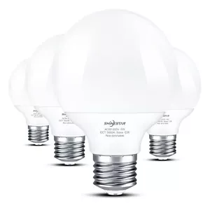 4-Pack Vanity Light Bulbs 60W Equivalent 5000K Daylight G25 LED Globe Light B... - Picture 1 of 6