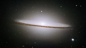 Hubble Teleskop - M104 NGC4594 Sombrero Galaxie Weltraum Poster Druck - Bild 1 von 1
